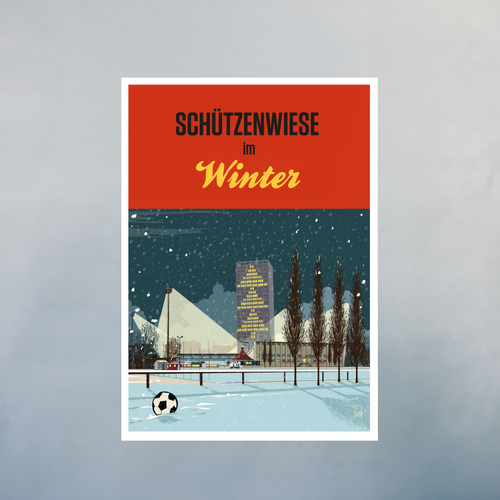 Poster A3 Schützi im Winter